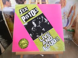Sex Pistols Live And1989 UK *Gewaschen`*VG++NM selten rar